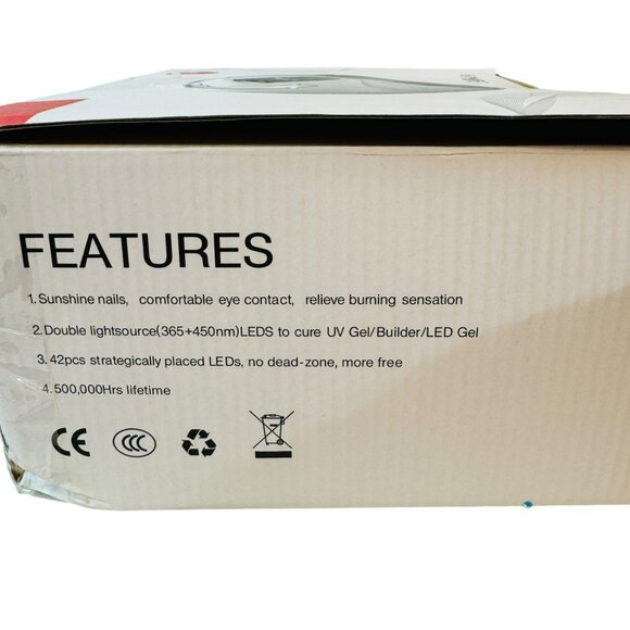 SUN S9 120W UV Nail Lamp With Timer & LCD Display - Picture 7 of 8